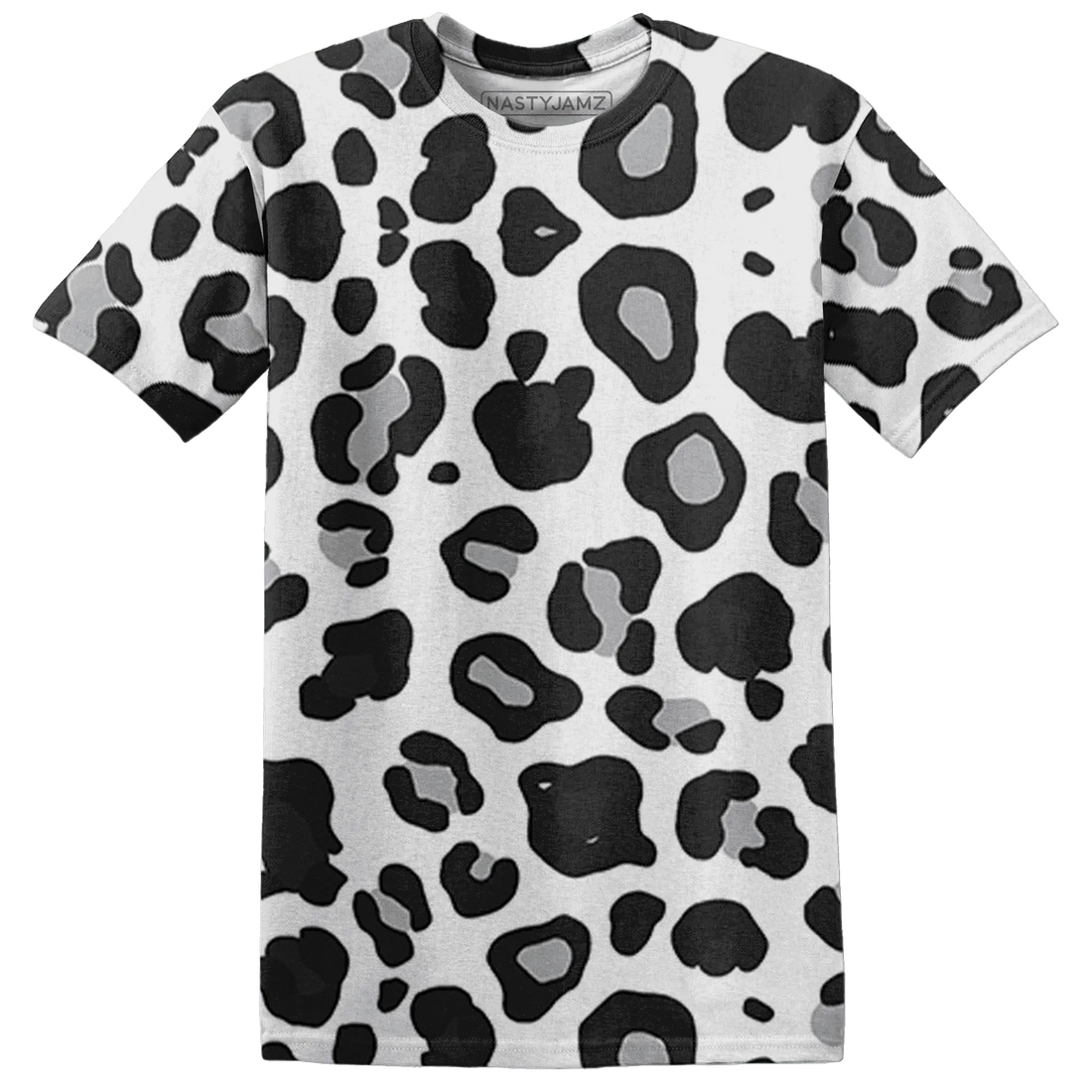 Wolf-Grey-1s-T-Shirt-Match-Leopard-Pattern-3D