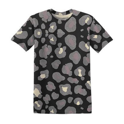 Black-Violet-Ore-3s-T-Shirt-Match-Leopard-Pattern-3D