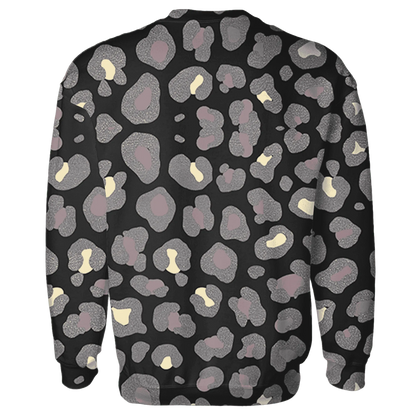 Black-Violet-Ore-3s-Sweatshirt-Match-Leopard-Pattern-3D