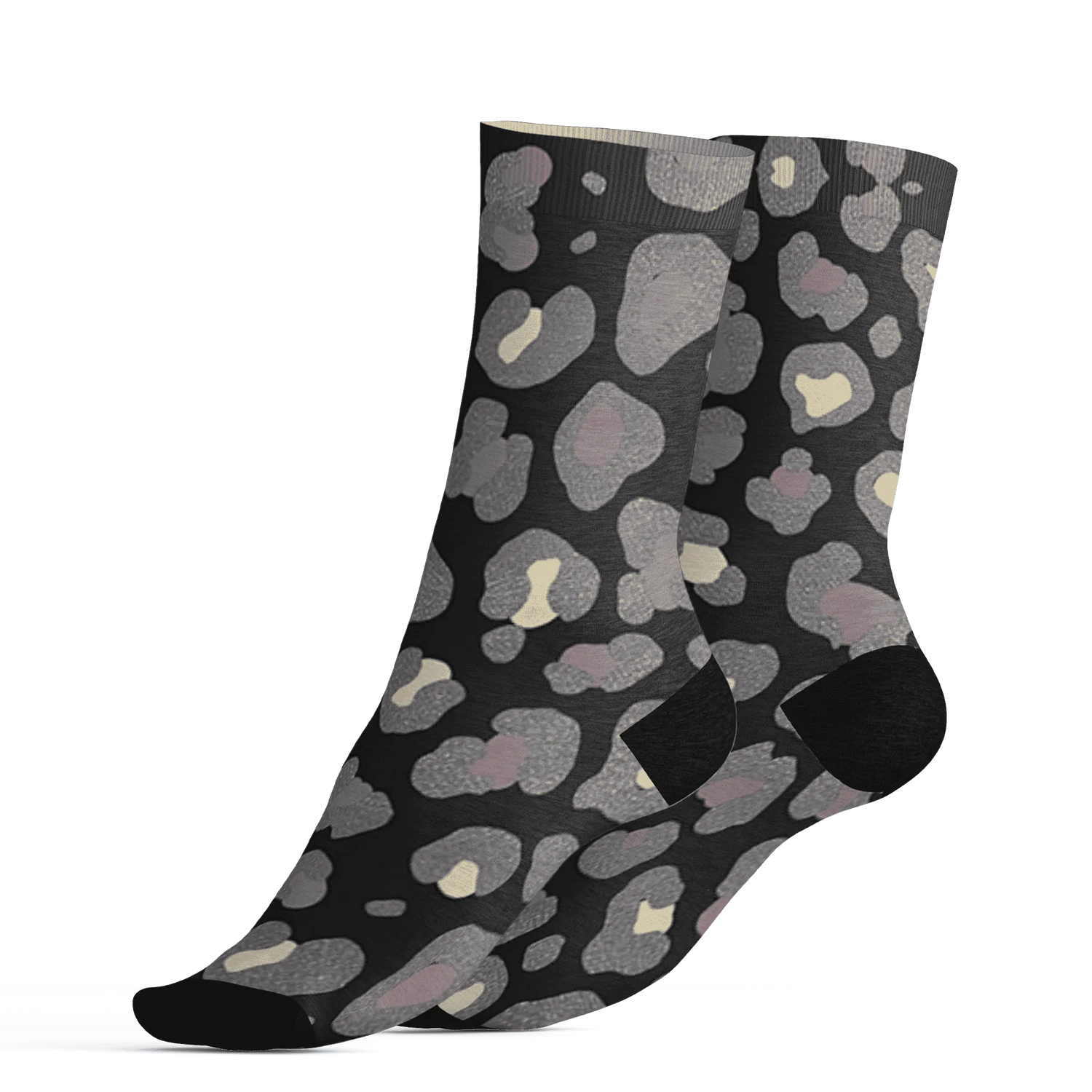 Black-Violet-Ore-3s-Socks-Match-Leopard-Pattern-3D
