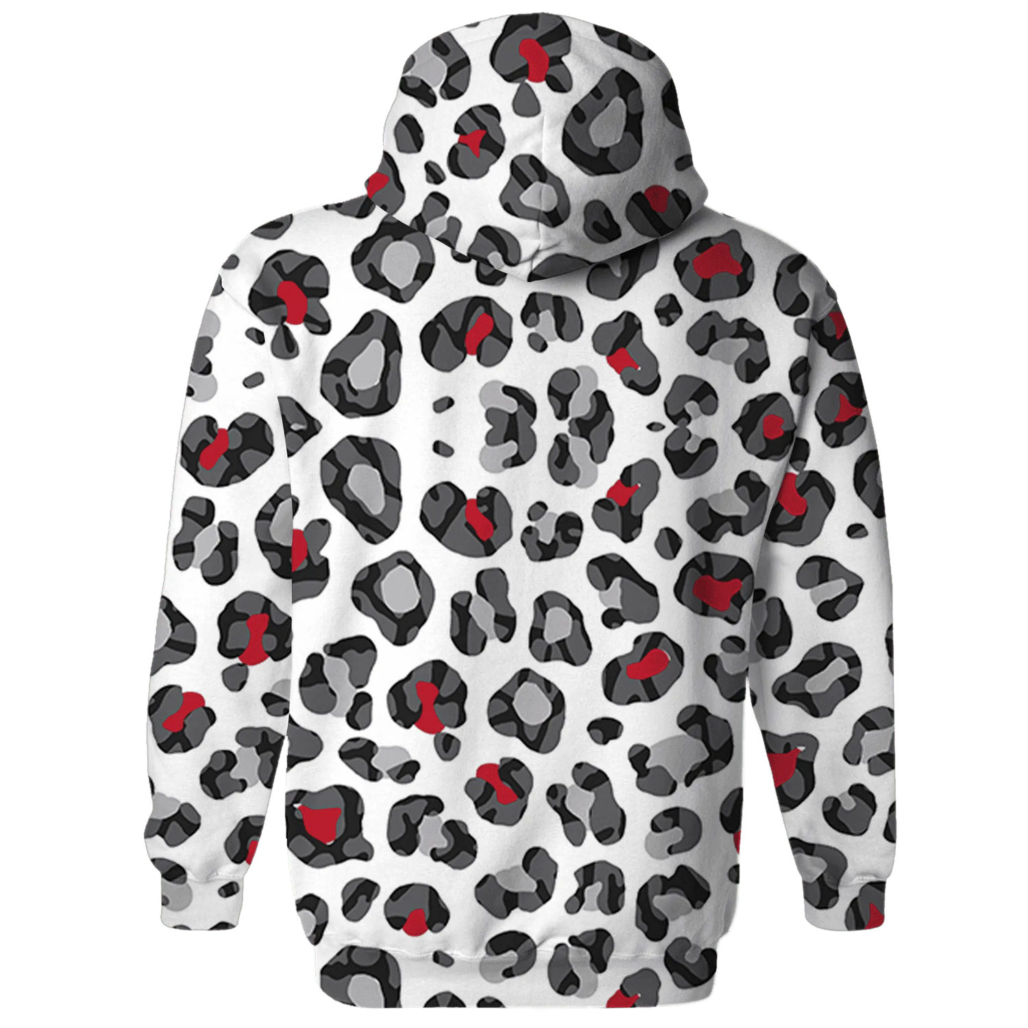 Cement-Grey-3s-Hoodie-Match-Leopard-Pattern-3D