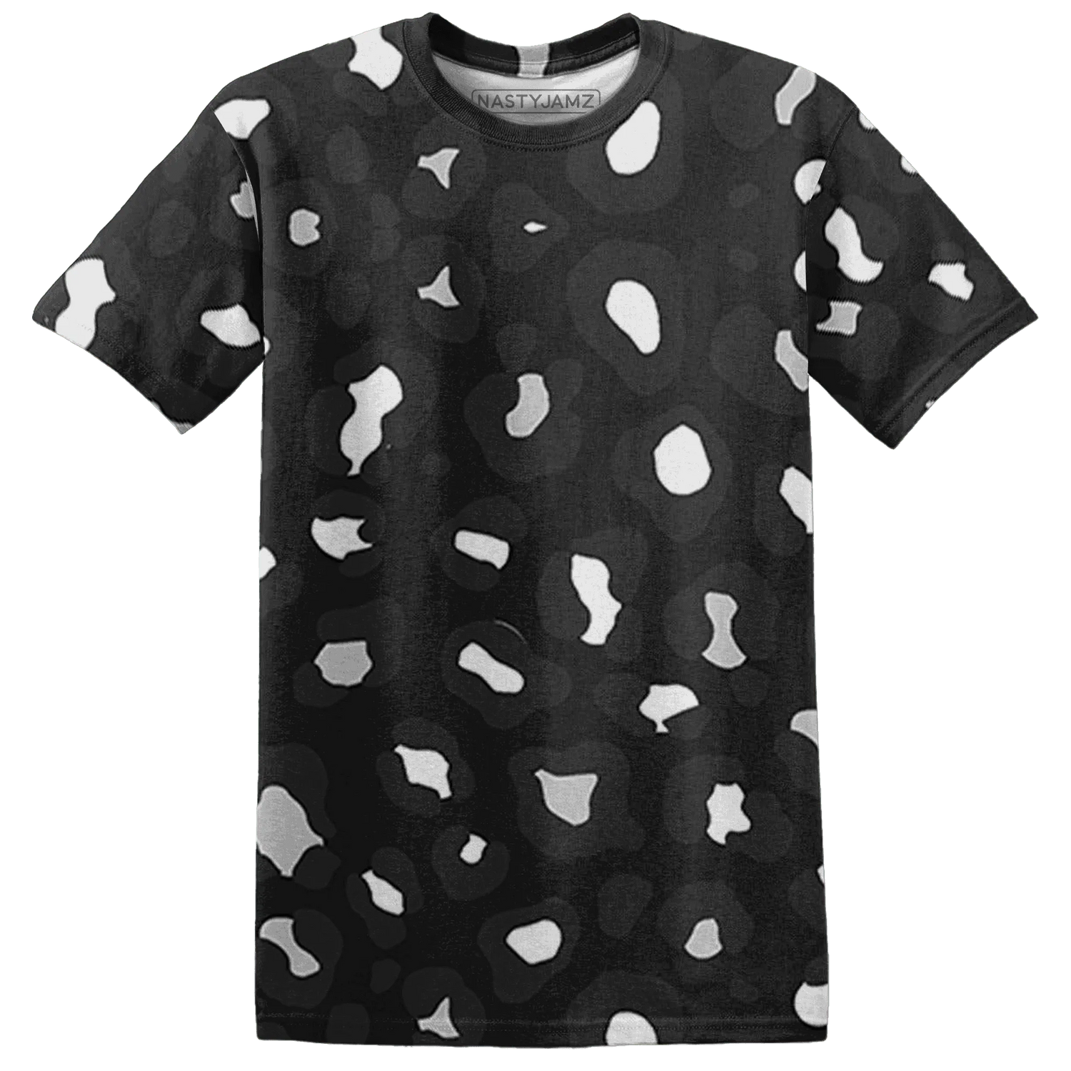 White-Thunder-4s-T-Shirt-Match-Leopard-Pattern-3D