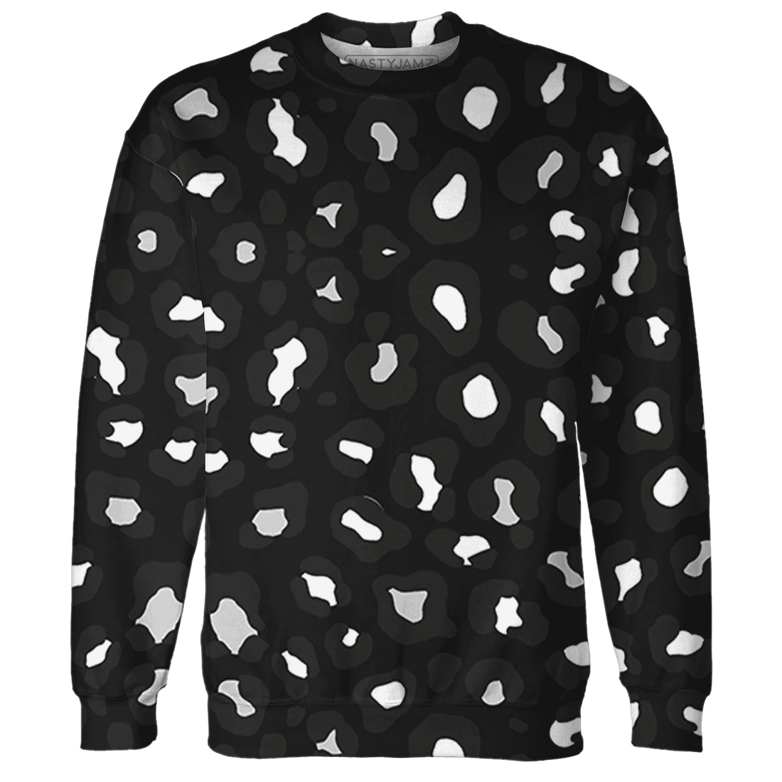 White-Thunder-4s-Sweatshirt-Match-Leopard-Pattern-3D