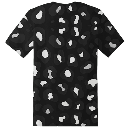 White-Thunder-4s-T-Shirt-Match-Leopard-Pattern-3D