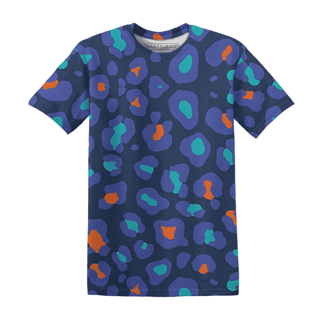 AM-Plus-Drift-Midnight-Navy-Total-Orange-Dusty-Cactus-T-Shirt-Match-Leopard-Pattern-3D