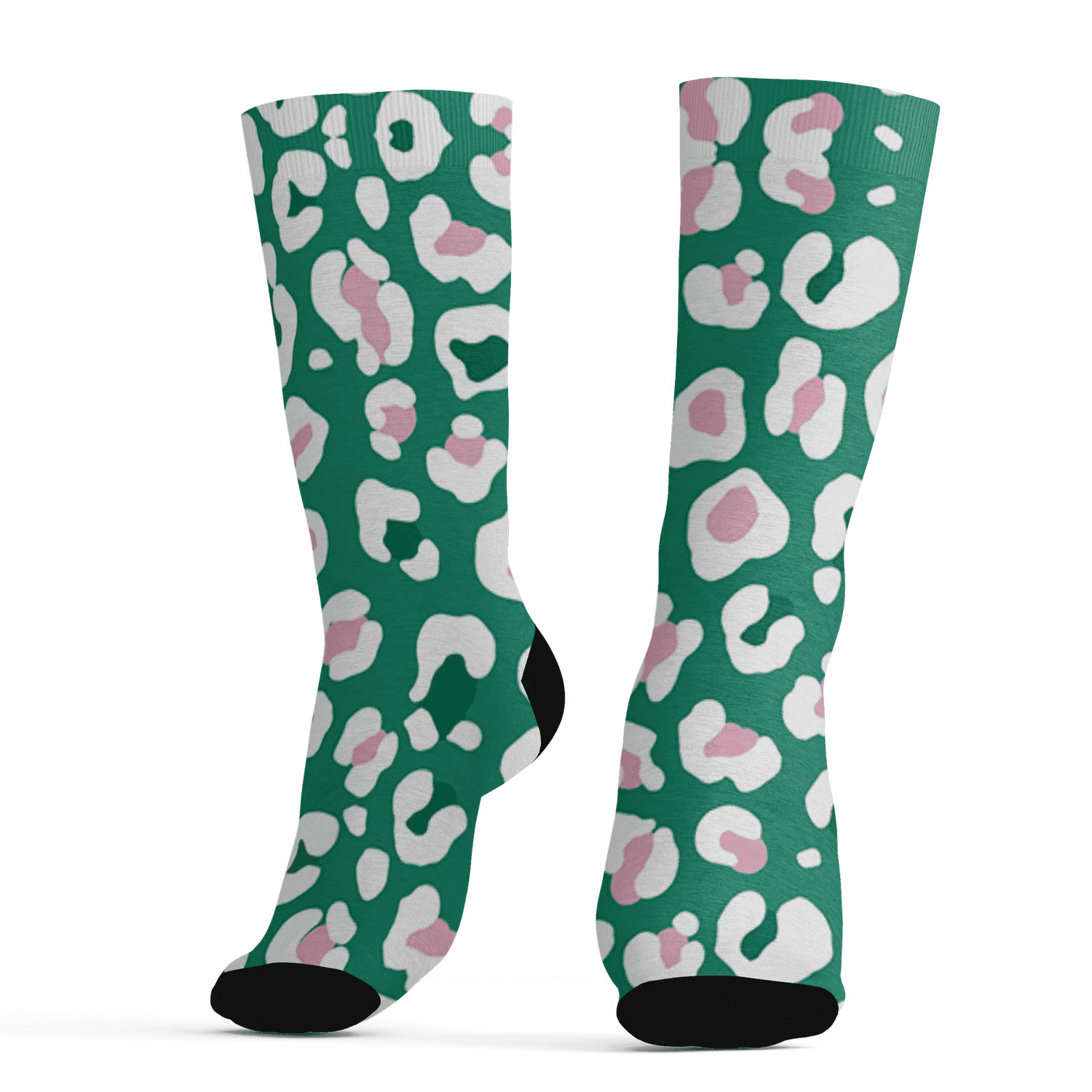 Dunk-Pink-Malachite-Medium-Soft-Low-Sail-Socks-Match-Leopard-Pattern-3D