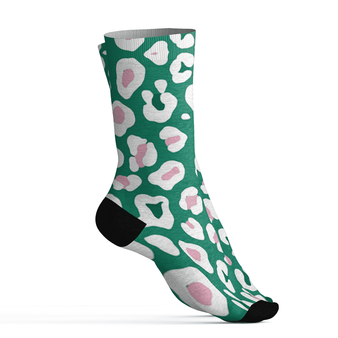 Dunk-Pink-Malachite-Medium-Soft-Low-Sail-Socks-Match-Leopard-Pattern-3D