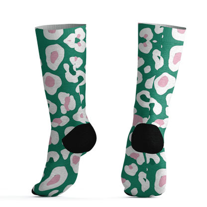 Dunk-Pink-Malachite-Medium-Soft-Low-Sail-Socks-Match-Leopard-Pattern-3D