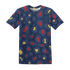 VaporMax-Air-Plus-Midnight-Navy-Gold-Black-T-Shirt-Match-Leopard-Pattern-3D