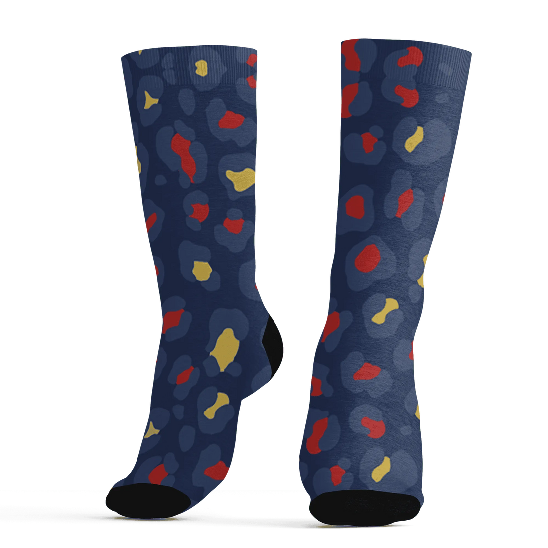 VaporMax-Air-Plus-Midnight-Navy-Gold-Black-Socks-Match-Leopard-Pattern-3D