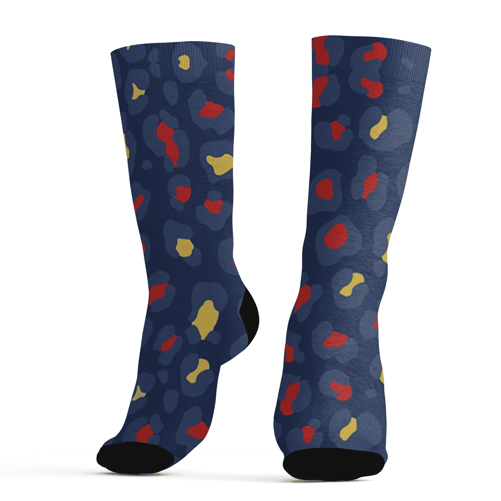 VaporMax-Air-Plus-Midnight-Navy-Gold-Black-Socks-Match-Leopard-Pattern-3D