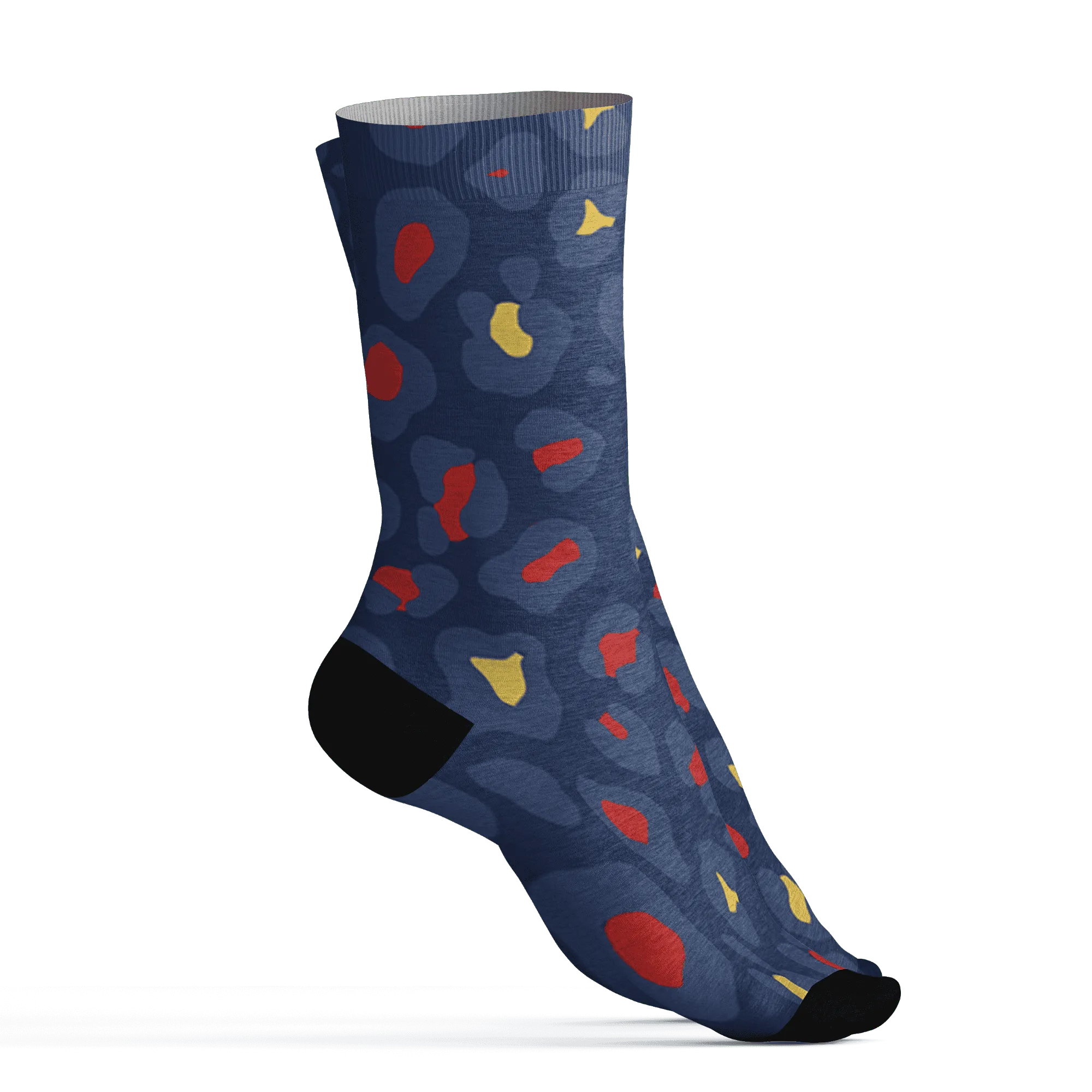 VaporMax-Air-Plus-Midnight-Navy-Gold-Black-Socks-Match-Leopard-Pattern-3D