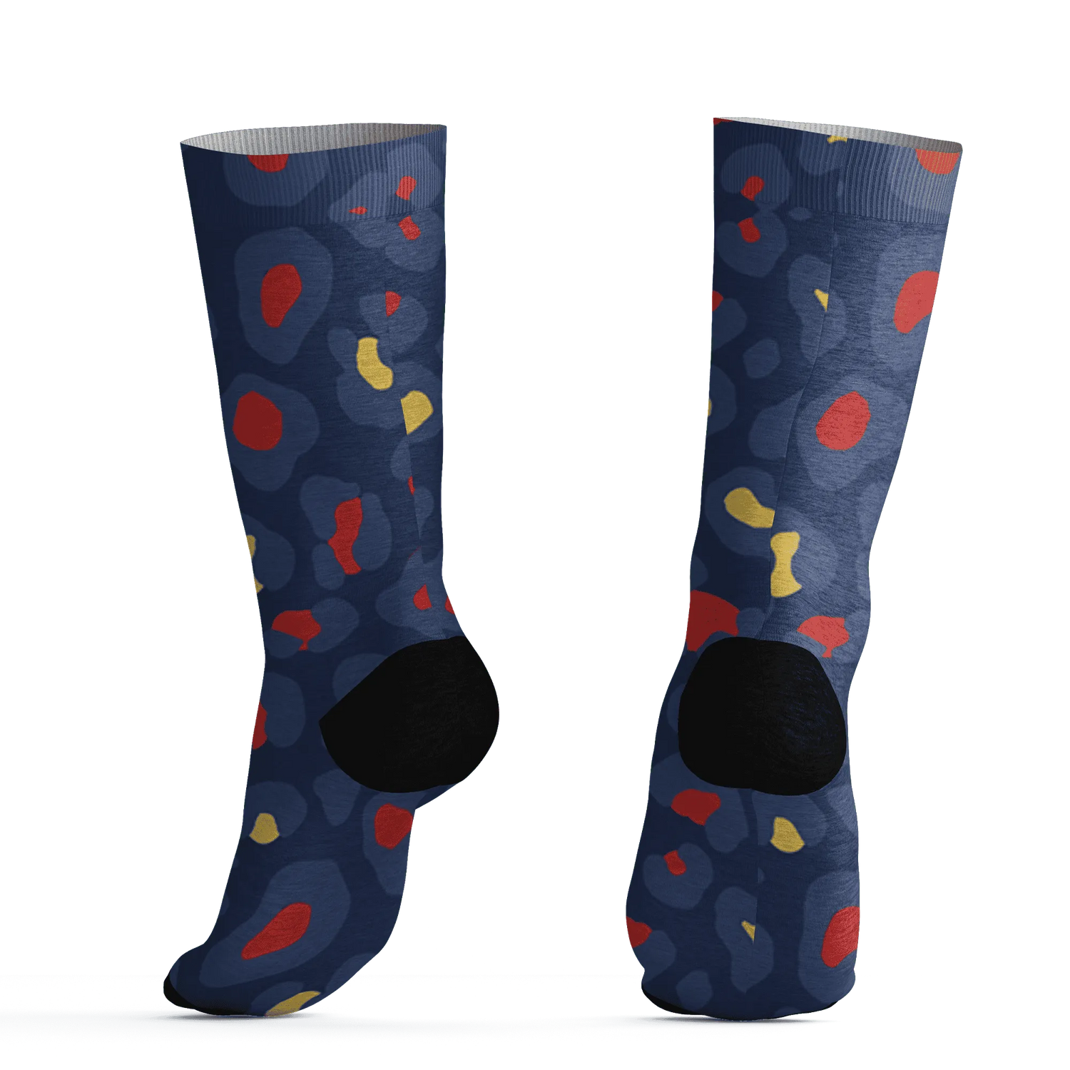 VaporMax-Air-Plus-Midnight-Navy-Gold-Black-Socks-Match-Leopard-Pattern-3D