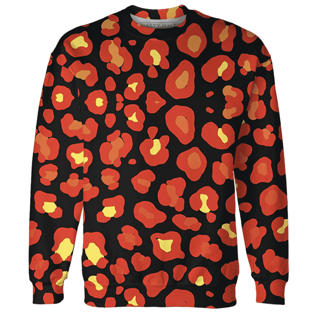 VaporMax-Crimson-Total-Orange-Plus-Sweatshirt-Match-Leopard-Pattern-3D