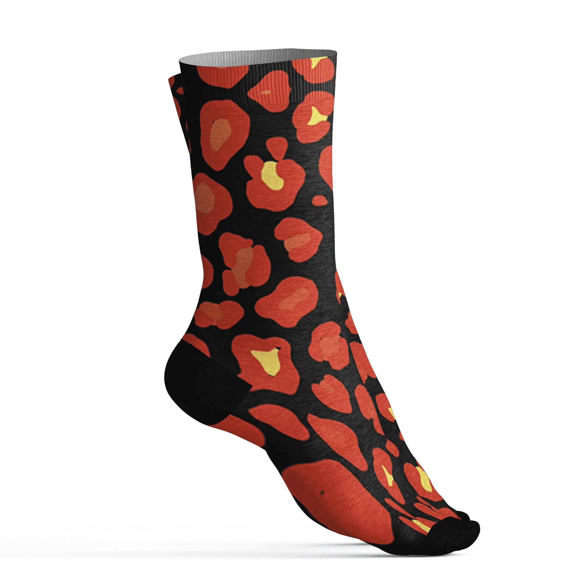 VaporMax-Crimson-Total-Orange-Plus-Socks-Match-Leopard-Pattern-3D