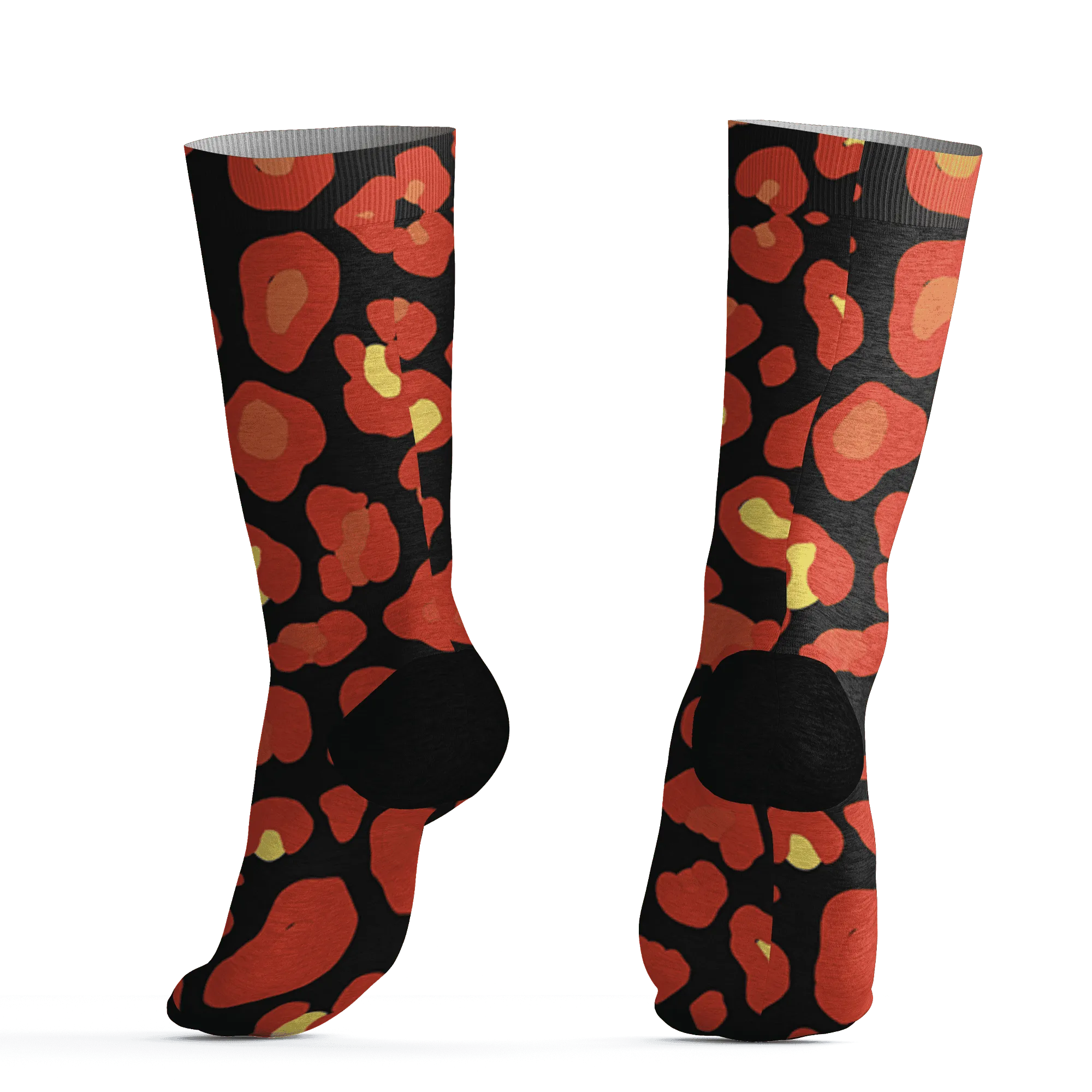 VaporMax-Crimson-Total-Orange-Plus-Socks-Match-Leopard-Pattern-3D