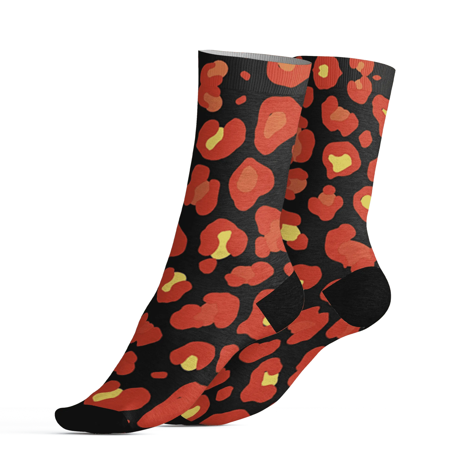 VaporMax-Crimson-Total-Orange-Plus-Socks-Match-Leopard-Pattern-3D