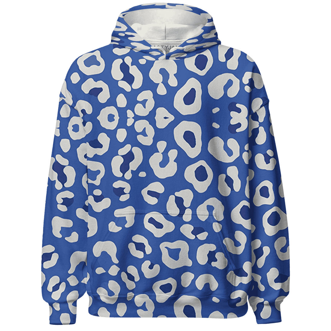 VaporMax-Game-Royal-Blue-Hoodie-Match-Leopard-Pattern-3D