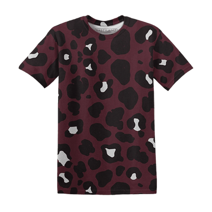 VaporMax-Night-Maron-Burgundy-T-Shirt-Match-Leopard-Pattern-3D