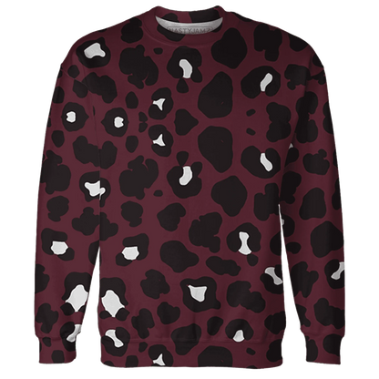VaporMax-Night-Maron-Burgundy-Sweatshirt-Match-Leopard-Pattern-3D