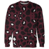 VaporMax-Night-Maron-Burgundy-Sweatshirt-Match-Leopard-Pattern-3D