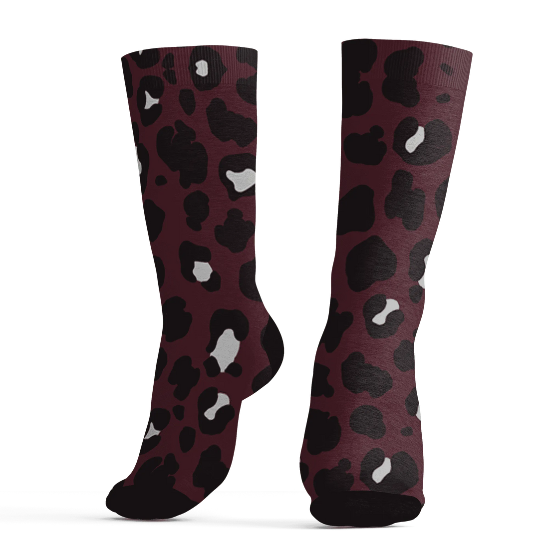 VaporMax-Night-Maron-Burgundy-Socks-Match-Leopard-Pattern-3D