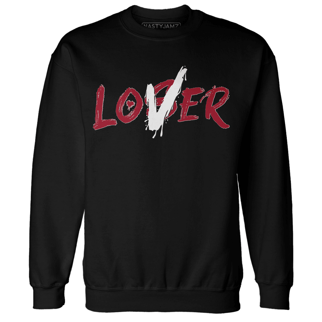 Retro Red Taxi 12s Sweatshirt Match Loser Lover - NastyJamz