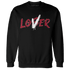 Retro Red Taxi 12s Sweatshirt Match Loser Lover - NastyJamz