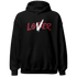Retro Red Taxi 12s Hoodie Match Loser Lover - NastyJamz