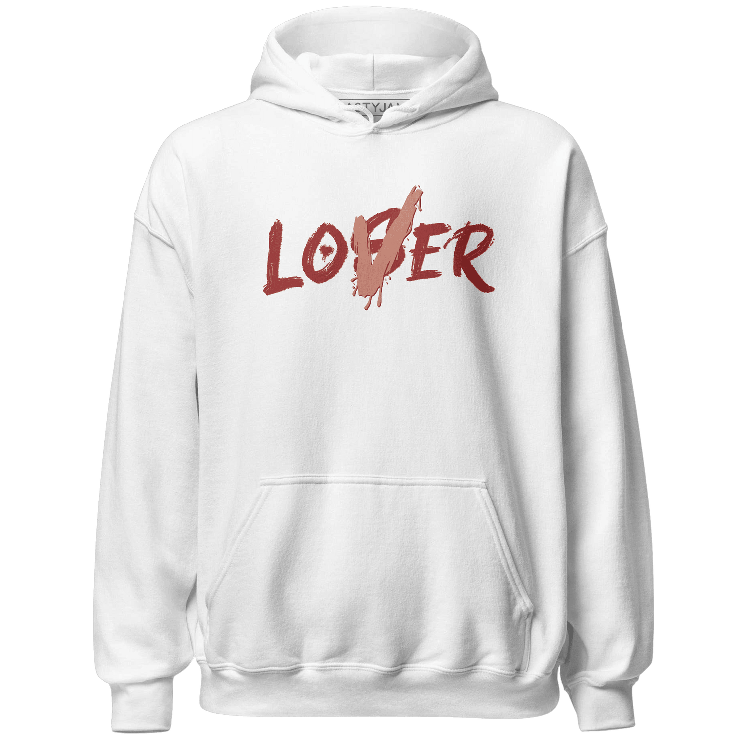 Dune Red 13s Hoodie Match Loser Lover - NastyJamz