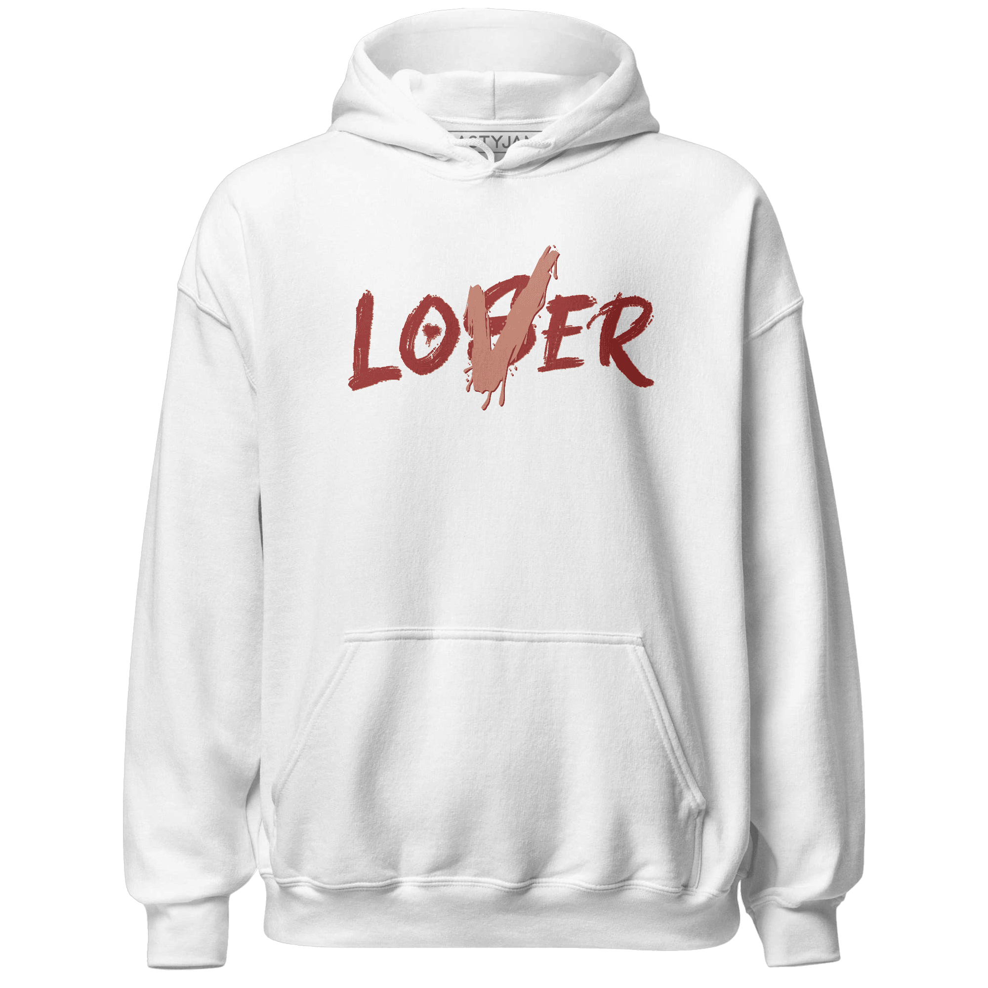 Dune Red 13s Hoodie Match Loser Lover - NastyJamz