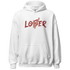 Dune Red 13s Hoodie Match Loser Lover - NastyJamz