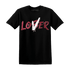 High 85 Metallic Burgundy 1s T Shirt Match Loser Lover - NastyJamz