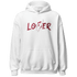 High 85 Metallic Burgundy 1s Hoodie Match Loser Lover - NastyJamz