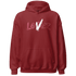 High 85 Metallic Burgundy 1s Hoodie Match Loser Lover - NastyJamz
