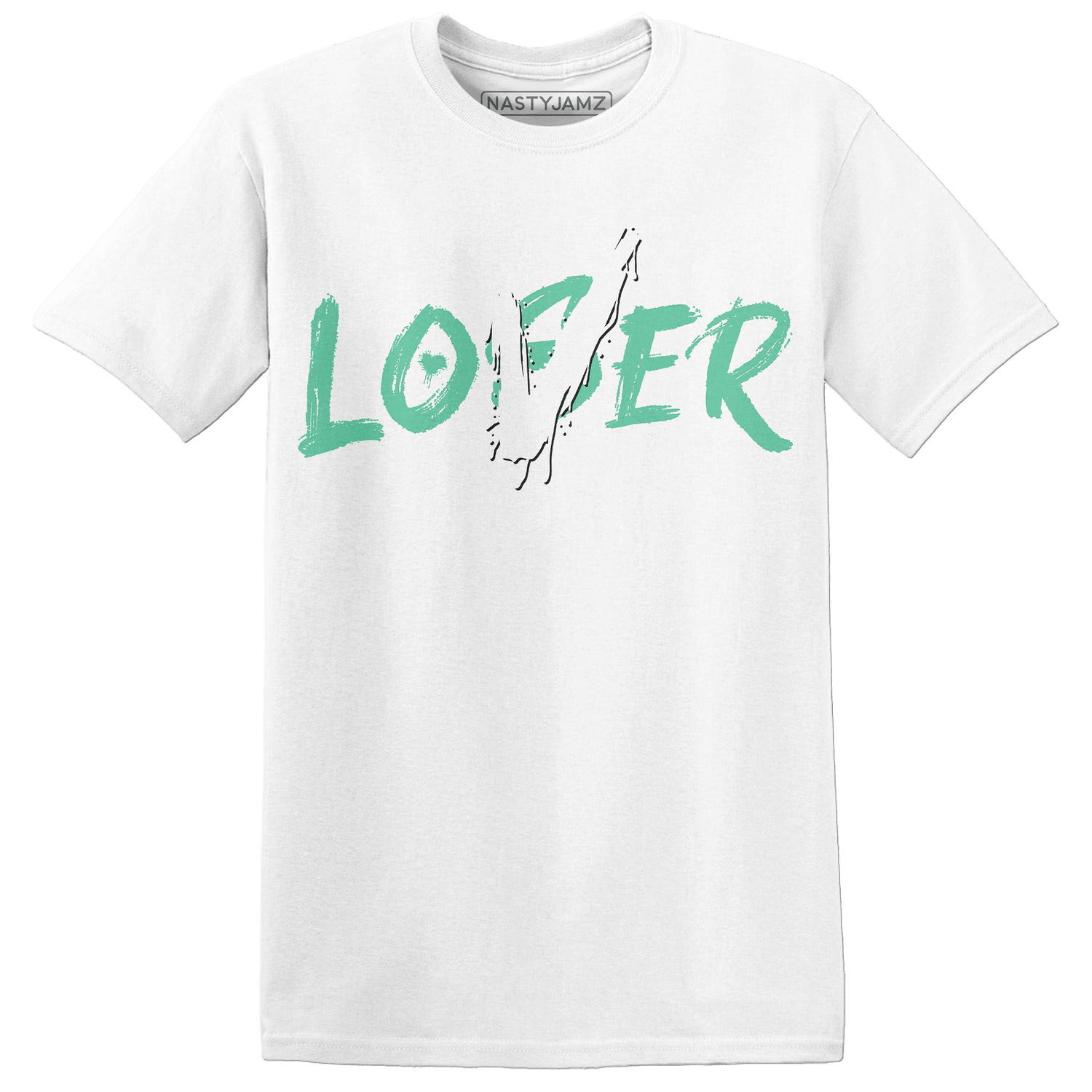 High OG Green Glow 1s T Shirt Match Loser Lover - NastyJamz