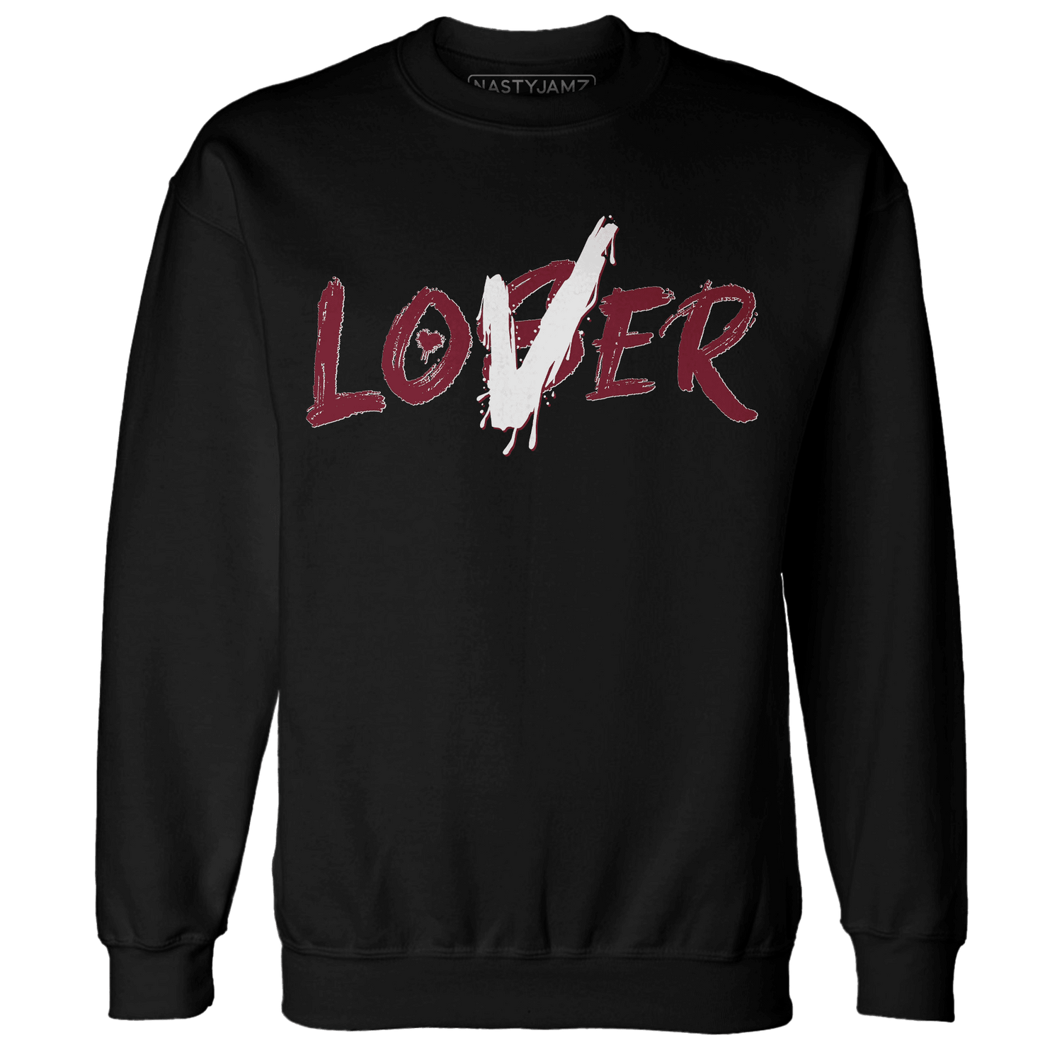 High White Team Red 1s Sweatshirt Match Loser Lover - NastyJamz