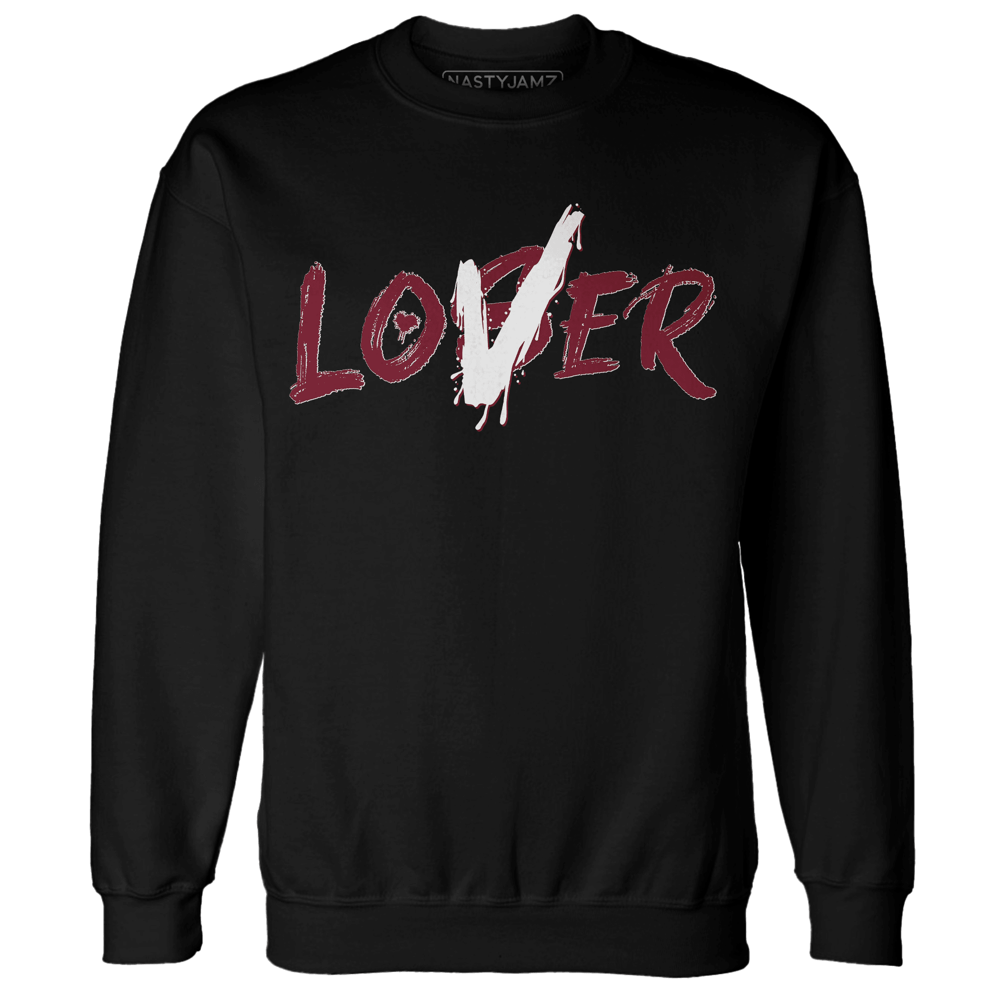 High White Team Red 1s Sweatshirt Match Loser Lover - NastyJamz