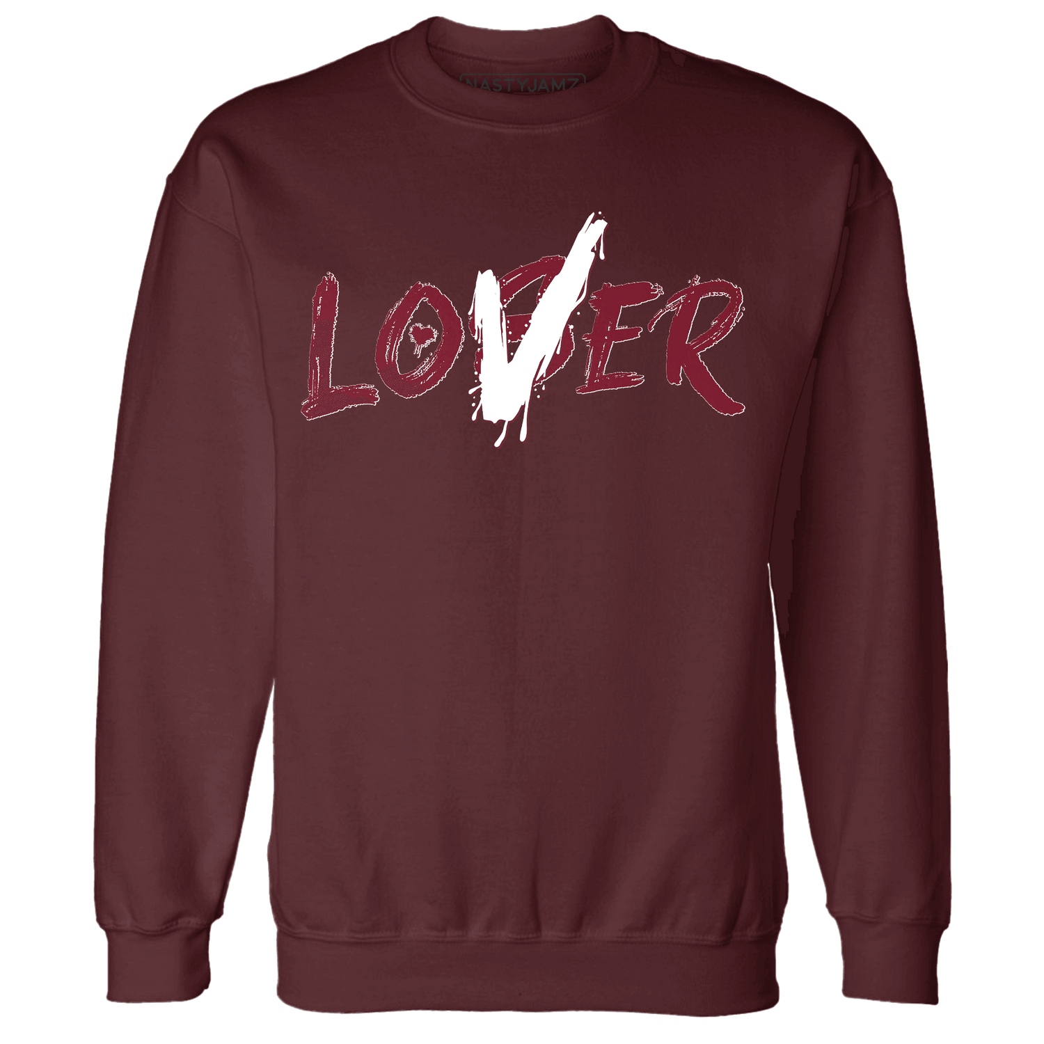 High White Team Red 1s Sweatshirt Match Loser Lover - NastyJamz