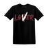 High White Team Red 1s T Shirt Match Loser Lover - NastyJamz