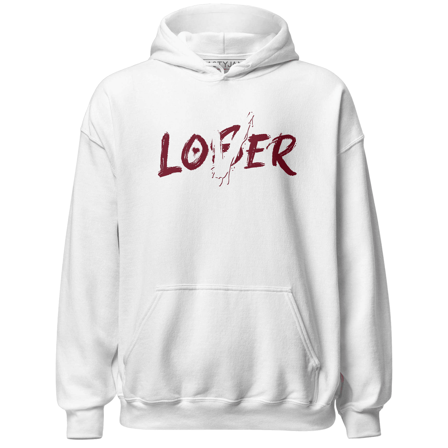 High White Team Red 1s Hoodie Match Loser Lover - NastyJamz