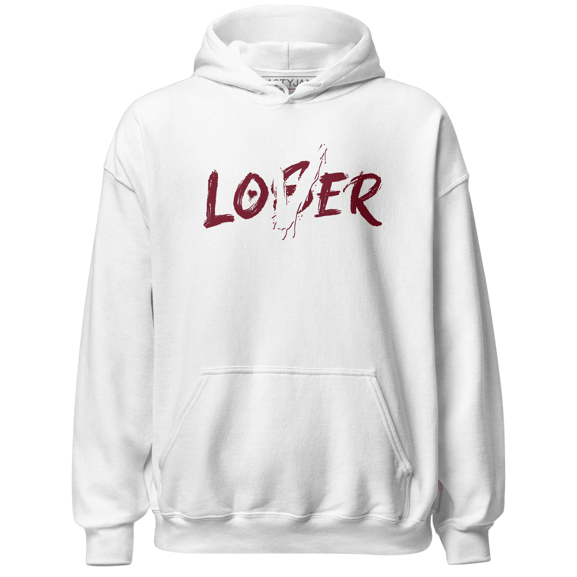 High White Team Red 1s Hoodie Match Loser Lover - NastyJamz