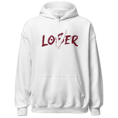 High White Team Red 1s Hoodie Match Loser Lover - NastyJamz