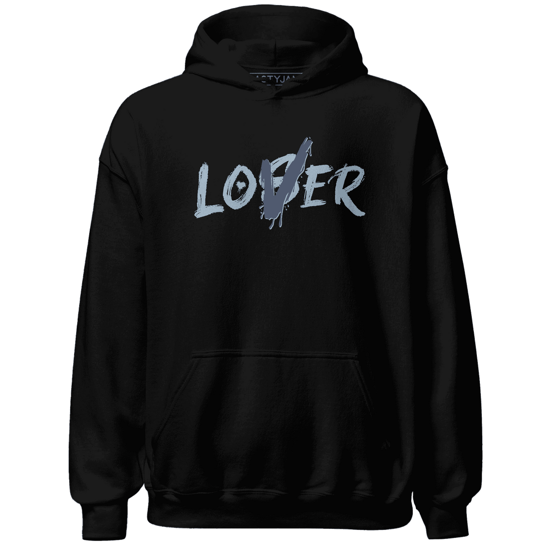Mid Diffused Blue Grey 1s Hoodie Match Loser Lover - NastyJamz