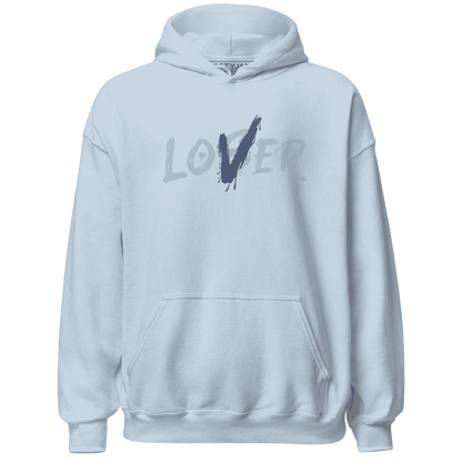 Mid Diffused Blue Grey 1s Hoodie Match Loser Lover - NastyJamz