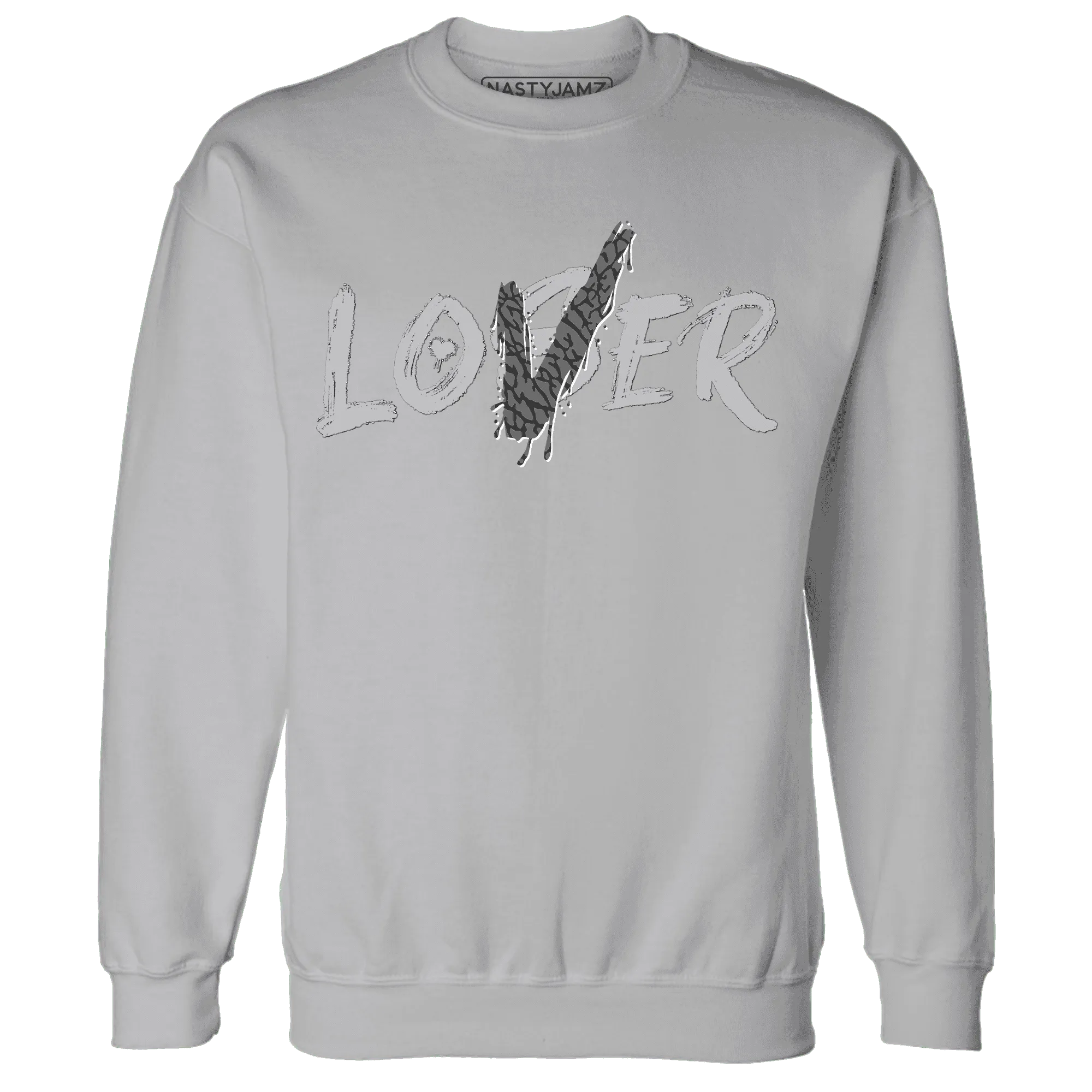 Cement-Grey-3s-Sweatshirt-Match-Loser-Lover