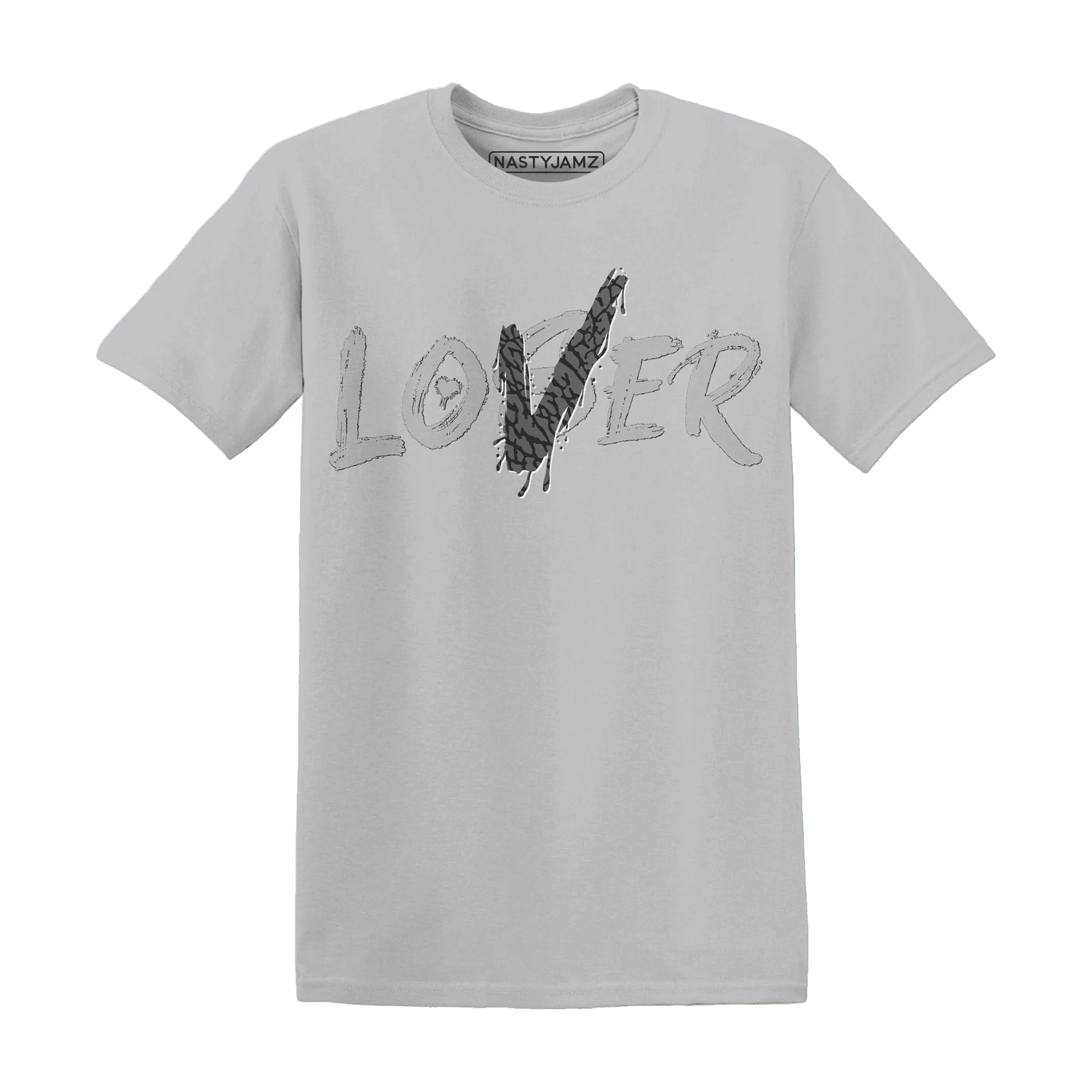 Cement-Grey-3s-T-Shirt-Match-Loser-Lover