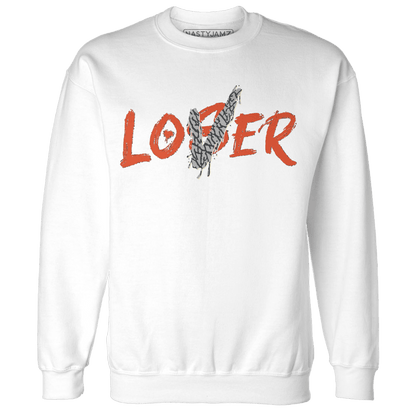 Georgia Peach 3s Sweatshirt Match Loser Lover - NastyJamz