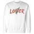 Georgia Peach 3s Sweatshirt Match Loser Lover - NastyJamz