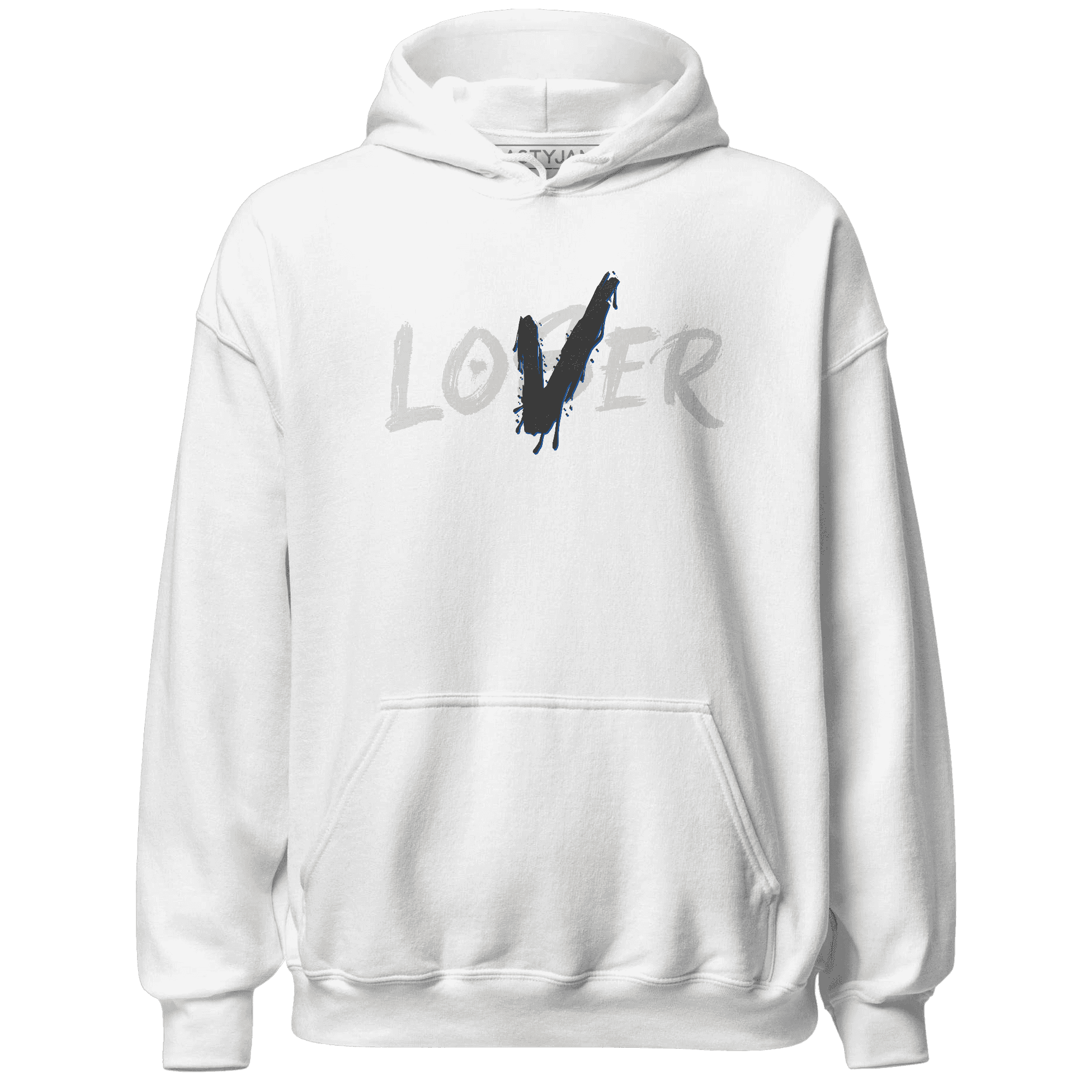 Quaiii 54s Hoodie Match Loser Lover - NastyJamz